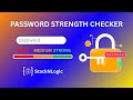 🔒 Build a Password Strength Checker in JavaScript | Beginner Project
