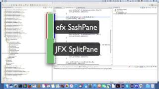 e(fx)clipse SashPane vs JavaFX SplitPane
