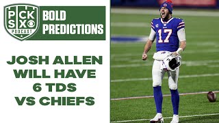 NFL Conference Championship Bold Predictions & Picks: Josh Allen will have MONSTER game vs. Chiefs