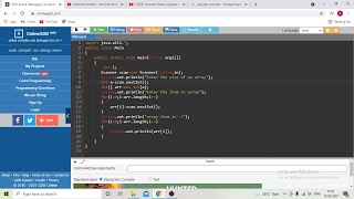 java 1D array|| user input in an array from user|| one Dimensional array in java 2021||