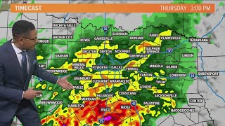 DFW weather: Latest rain and storms forecast for Thursday