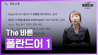 핵심 패턴만으로도 폴란드 현지인과 자연스러운 대화가 되는 비법을 담은 강의 | The 바른 폴란드어 Step2 : Part1 | 외국어 | 에어클래스