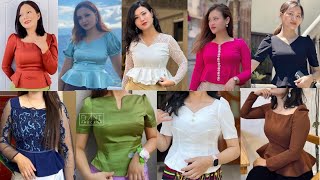 mizo Sunday dress 2023/44different types of tops design/mizo model tops design ideas/designer tops