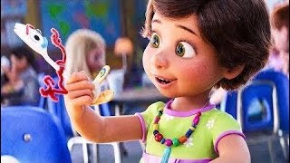 Toy Story 4 (2019) - Bonnie Makes Forky - Forky Is Born Scene HD Movie Clip