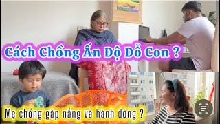 377| Cách Chồng Ấn Độ tui Dỗ con? khi Mẹ Chồng gặp nắng thì? Ranveer đang phụ giúp pa và chạy khi?