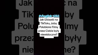 Jak USTAWIĆ na TT, żeby Polubione filmy przez Ciebie były Niewidoczne?#PanieWojciu #Tutorial #TikTok