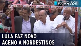 Lula busca apoio de paulistas e faz novo aceno a nordestinos | SBT Brasil (07/10/22)