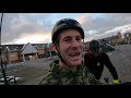 riding the insane side car bike two man freeride shredding