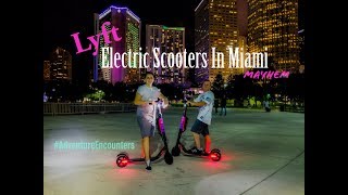 ELECTRIC SCOOTERS IN MIAMI | Do's \u0026 Don'ts Of Lyft Electric Scooters!