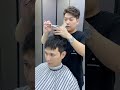 haircut teaching 小哥哥頭發說頭發亂，不好打理，還有輕微m型額頭，想要一款好打理可以修飾m型額頭的發型，安排上。義烏男士燙發 男士燙發