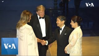 Trump Enjoys State Banquet Dinner at the Imperial Palace with Japanese Emperor Naruhito