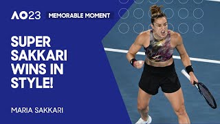 Maria Sakkari Wins in Style! | Australian Open 2023