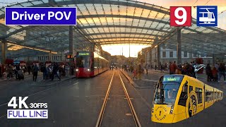 🇨🇭 Cab Ride Bern Tram Line 9 Driver's POV  | Wankdorf - Wabern [4K]