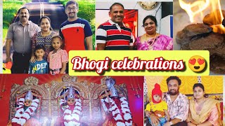 మా భోగి పండుగ విశేషాలు🎉🎊🤩||vlog||#festival #viralvideo#trendingvideo#youtube#bhogi @anushaarava24