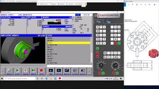 Esempi pratici di programmazione Iso  CNC Fanuc. Practical examples of ISO programming on Fanuc CNC.