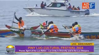 Raila WOWED by SPECTACULAR display of skills as men and women engage in BOAT racing in Siaya