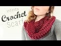 Crochet Infinity Scarf // Crochet Beginner // Veronica Marie