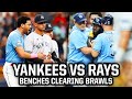 Yankees and Rays benches clear twice, a breakdown