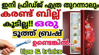 കരണ്ട് ബില്ല് 500 രൂപയിൽ കൂടില്ല ഫ്രിഡ്ജിൽ ഇങ്ങനെ ചെയ്തു നോക്കു| How to reduce electricity bill|Tips