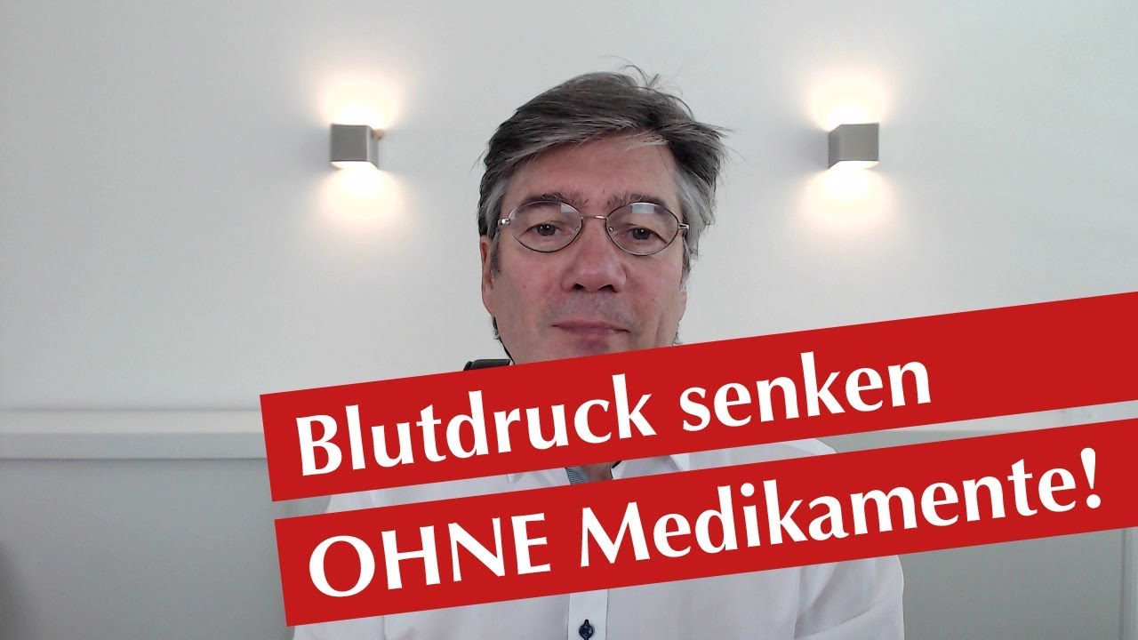 Blutdruck Senken Ohne Medikamente - YouTube