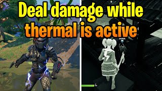 Deal damage while thermal is active as Predator - Fortnite Challenge Guide