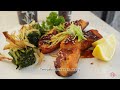 teriyaki salmon recipe 料理人 照燒三文鱼 日式凉菜 fry salmon in a pan japanese salad 煎三文鱼 salmon