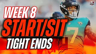 2022 Fantasy Football - MUST Start or Sit Week 8 Tight Ends - Every Match Up!!!