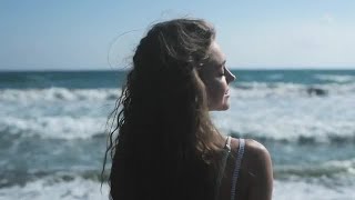 Girl At Beach Stock Video