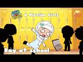 A Muslim Girls Day At School 📚 | REMAKE | @RaniaRiazWagan | Gacha Muslim 🕋