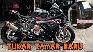 TERPAKSA TUKAR TAYAR BARU - TAPI BMW S1000rr NAMPAK LEBIH PADAT