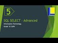SQL Advanced - SELECT queries (part 5)