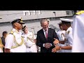 The Australian PM Anthony Albanese on his visit to India, embarked the aircraft carrier INS VIKRANT