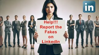 Report Fake Profiles from the LinkedIn Message - Desktop Version