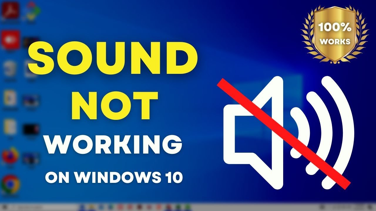 Working Solution To Fix Sound/ Audio Not Working Problems On Windows 10 ...