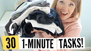 How to Declutter 30 Spaces in 30 Minutes!