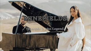 Minefields - Faouzia & John Legend (Lyrics Video)