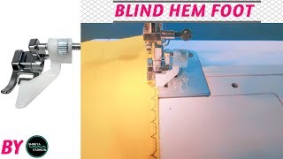 How To Use A Blind Hem Foot In Hindi