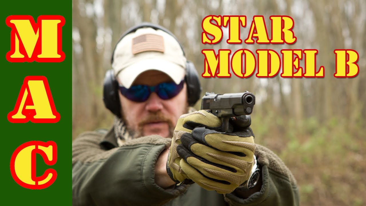 Star Model B 9mm Pistol - YouTube