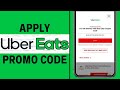 How to Add Promo Code to Uber Eats Account 2024 - FULL GUIDE