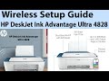 Wireless Setup Guide HP DeskJet Ink Advantage Ultra 4828 Printer