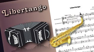 Libertango, by Astor Piazzollo, for Alto Saxophone Duet