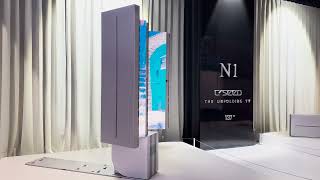 C SEED N1 TV at CES 2024 - The world's first unfolding 137 inch MicroLED TV