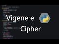 Vigenere Cipher [Python3] CRYPTOGRAPHY #1