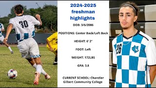 Nasir Grumiro Central Defender/Left Back Freshman born 2006 (Full Highlights)