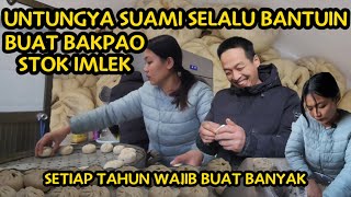 SETIAP IMLEK WAJIB BUAT BANYAK BAKPAO UNTUNG PAPAMIMI SELALU BANTUIN