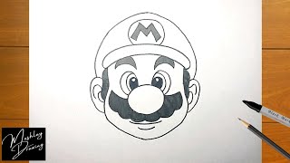 How to Draw Mario's Face Step by Step