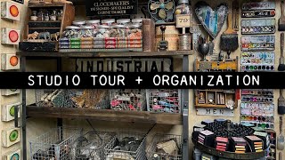 Tim Holtz Studio Tour + Organization