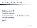 Examining the Use of Decodable Text in the K-2 Classroom