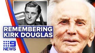 Iconic actor Kirk Douglas dies aged 103 | Nine News Australia