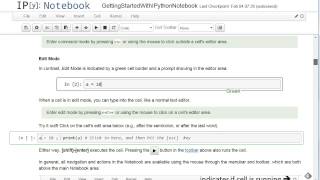 IPython Notebook Overview